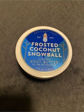 Bath and body works frosted coconut snowball body butter